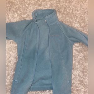Columbia blue fleece zip up size xs